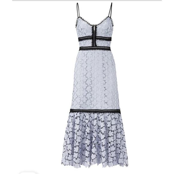 B1 Jill Jill Stuart Lace Dress Womens 8 Cocktail Wedding Bridgerton  Romantic - Picture 2 of 11